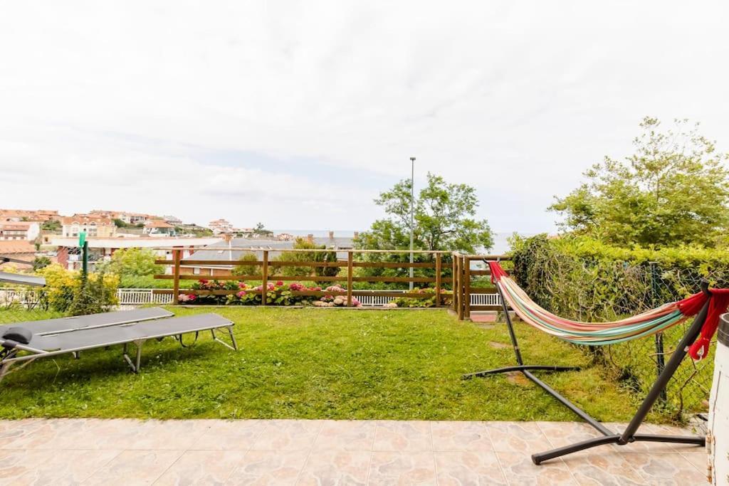 Casa De Las Flores - Apartamento Con Jardin Privado Frente A La Playa De Comillas Buitenkant foto